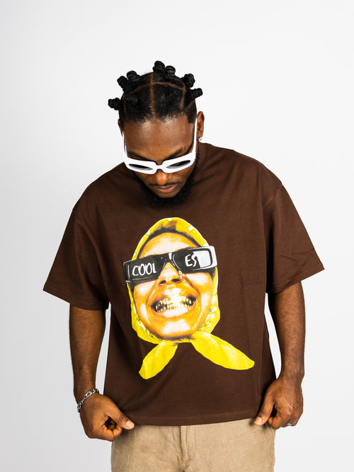 Bandana Oversize Crop Top Graphic Tee
