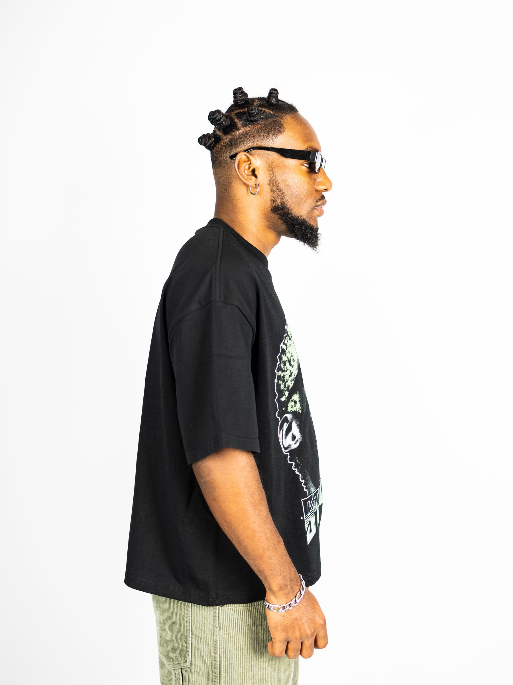Dennis Rodman Stylish Oversize Crop Top Graphic Tee